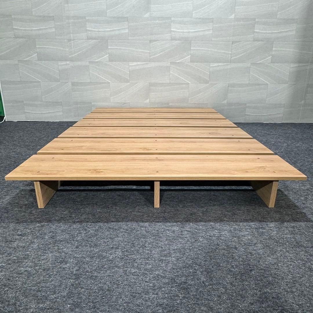 LOWYA ロウヤ セミダブル ベッド ベッドフレーム d5023 ロータイプ