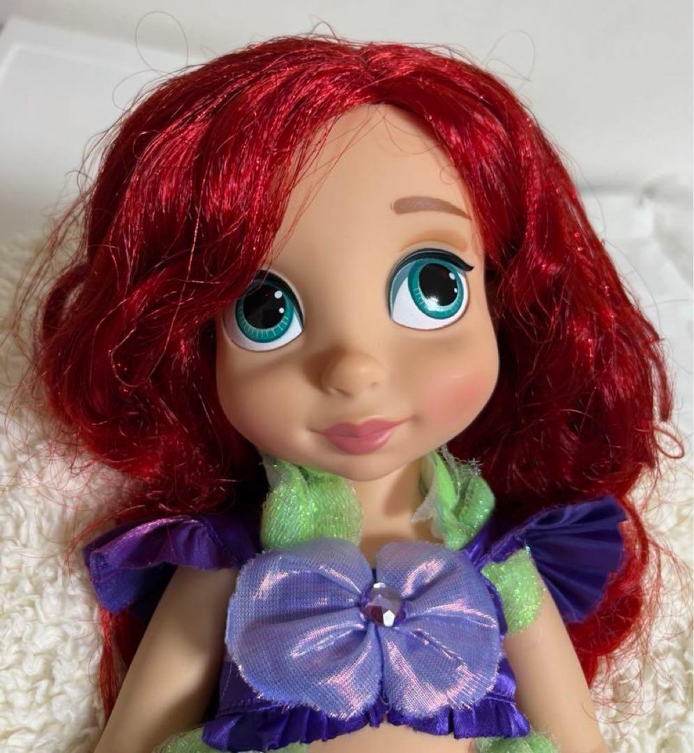 ディズニー、アニメータードールの人形（アリエル）ライト付き