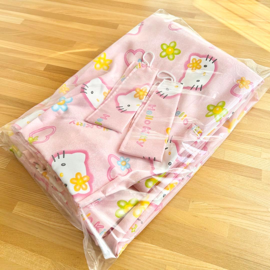 ★激レア 希少！ 当時物 ハローキティ カーテン ベランダ窓用 日本製 2枚１組