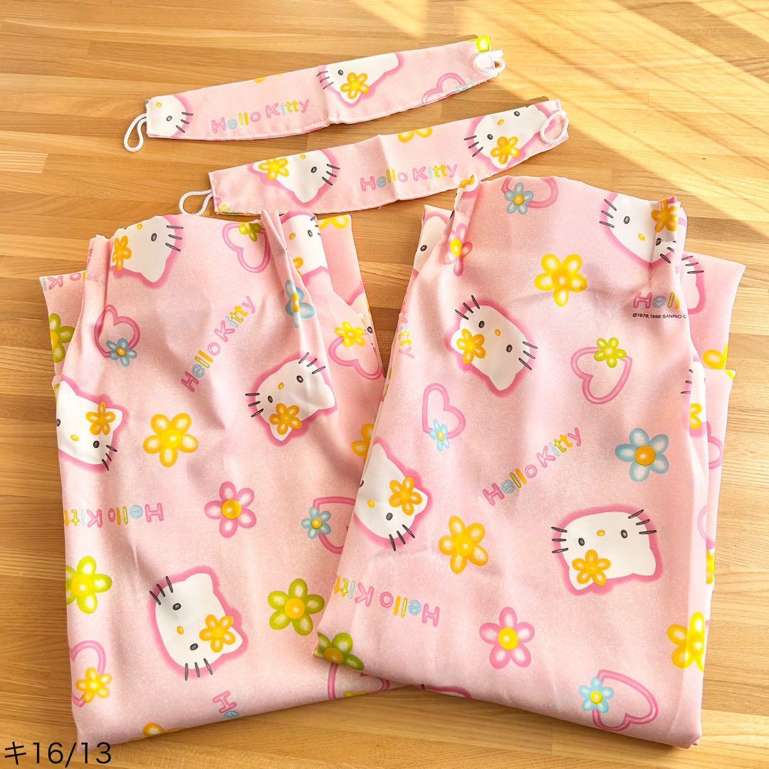 ★激レア 希少！ 当時物 ハローキティ カーテン ベランダ窓用 日本製 2枚１組