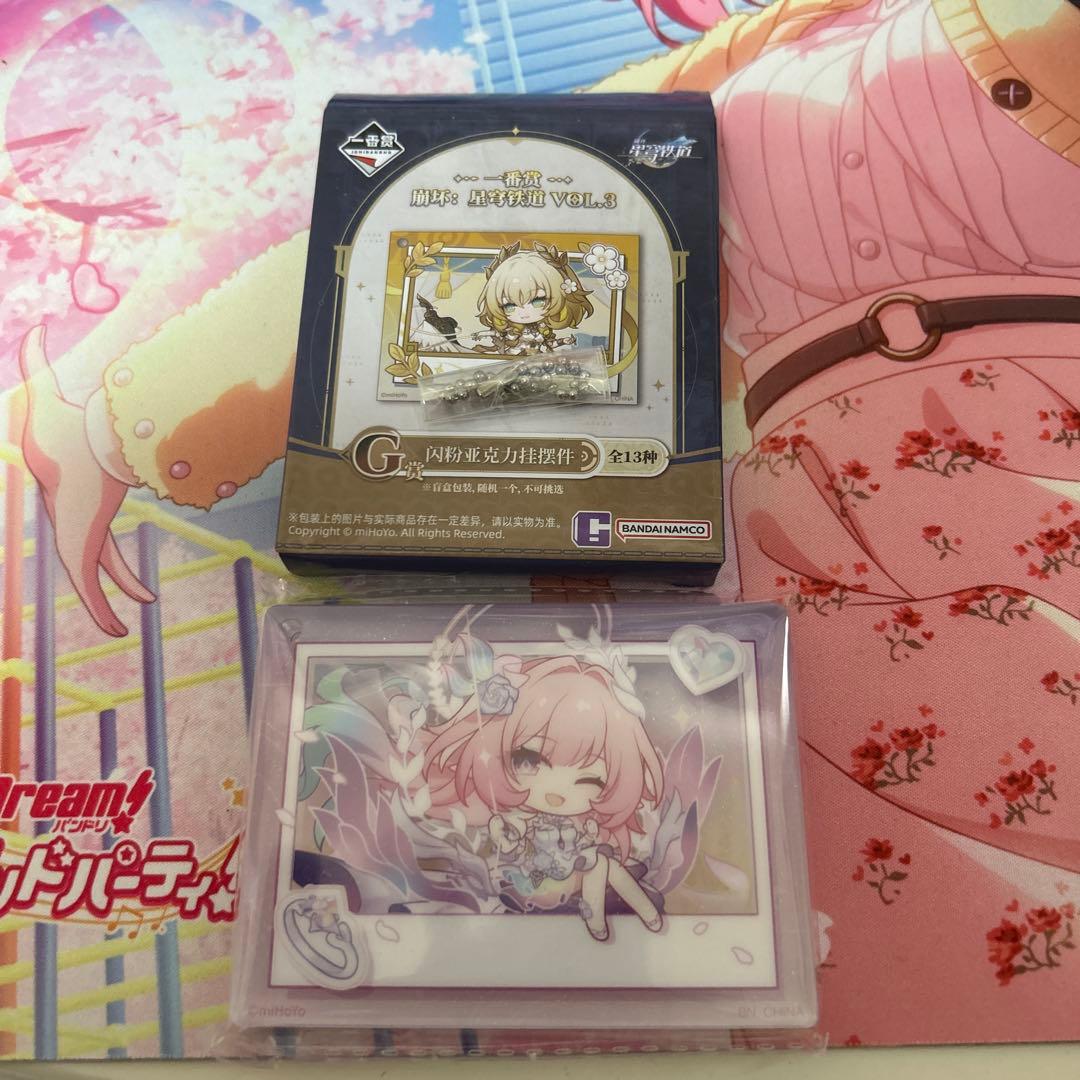 崩壊 スターレイル中国一番くじ キュレネ　アクリルキーホルダー　リストバンド