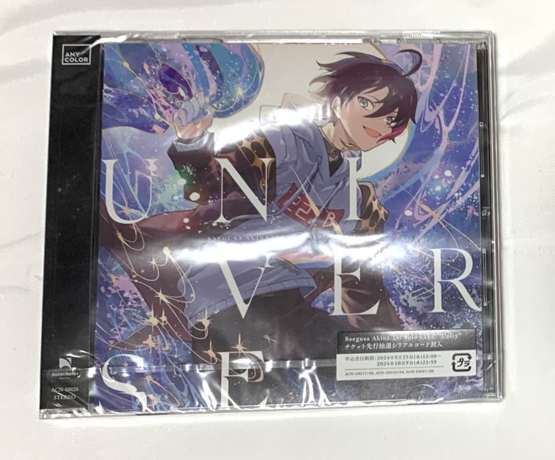 にじさんじ 三枝明那 UniVerse CD 通常盤 初回生産限定盤A B