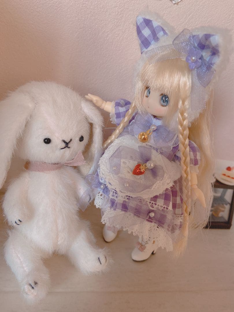 シュガーカップス♡パフ袖ウエイトレス（パープルver.）