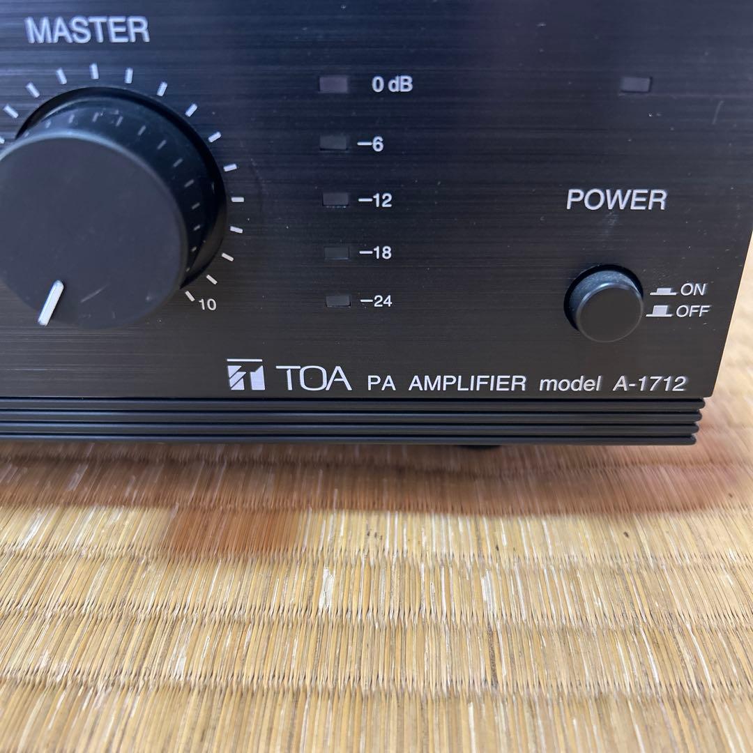 TOA 卓上アンプ model A-1712