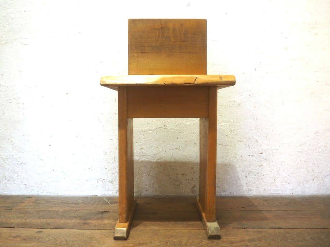 1450 レトロなスツール　イス　チェア　展示台　サイドテーブル　古家具　カフェ
