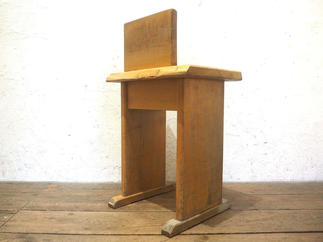 1450 レトロなスツール　イス　チェア　展示台　サイドテーブル　古家具　カフェ