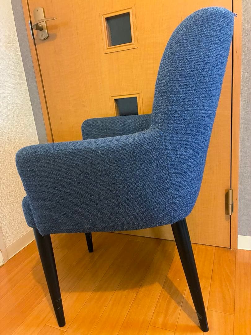 【IDEE】LIEVRE ARM CHAIR Navy イデーチェア【ネイビー】