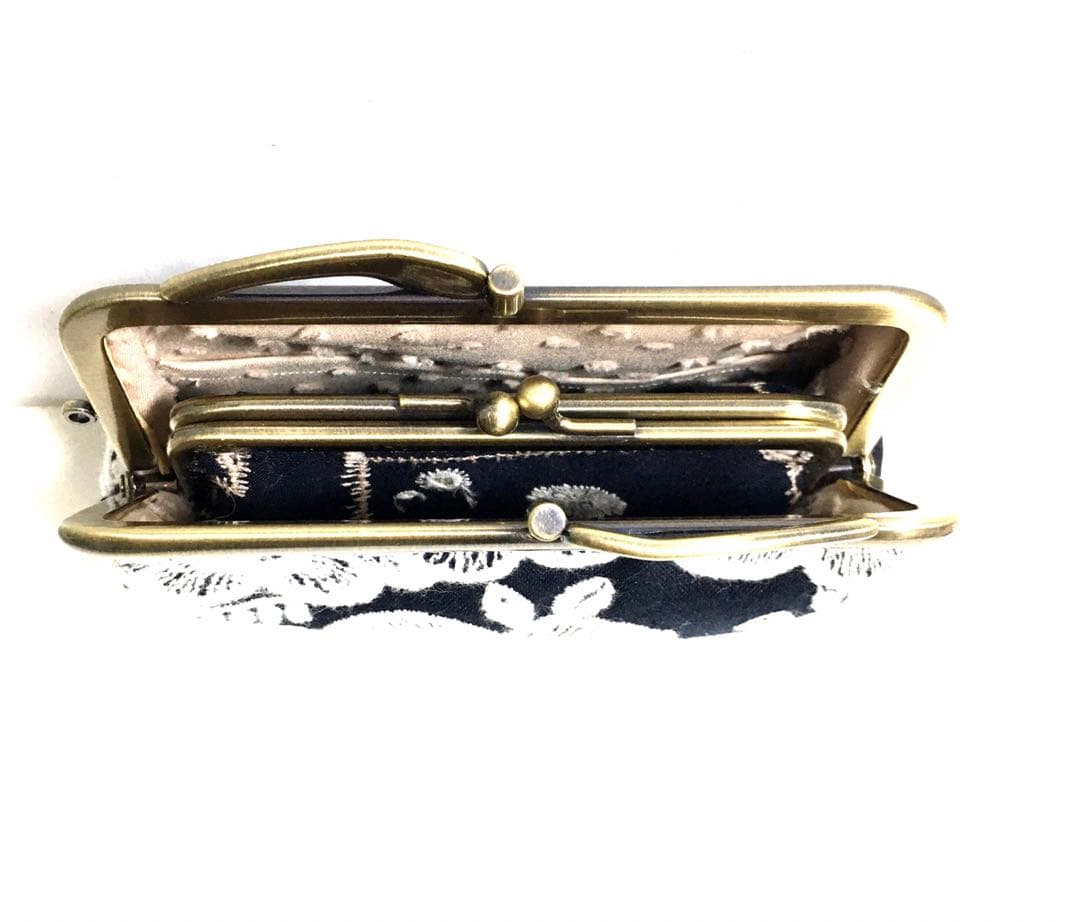 ミナペルホネン⚮̈親子がま口smile flower スマイルフラワー お財布