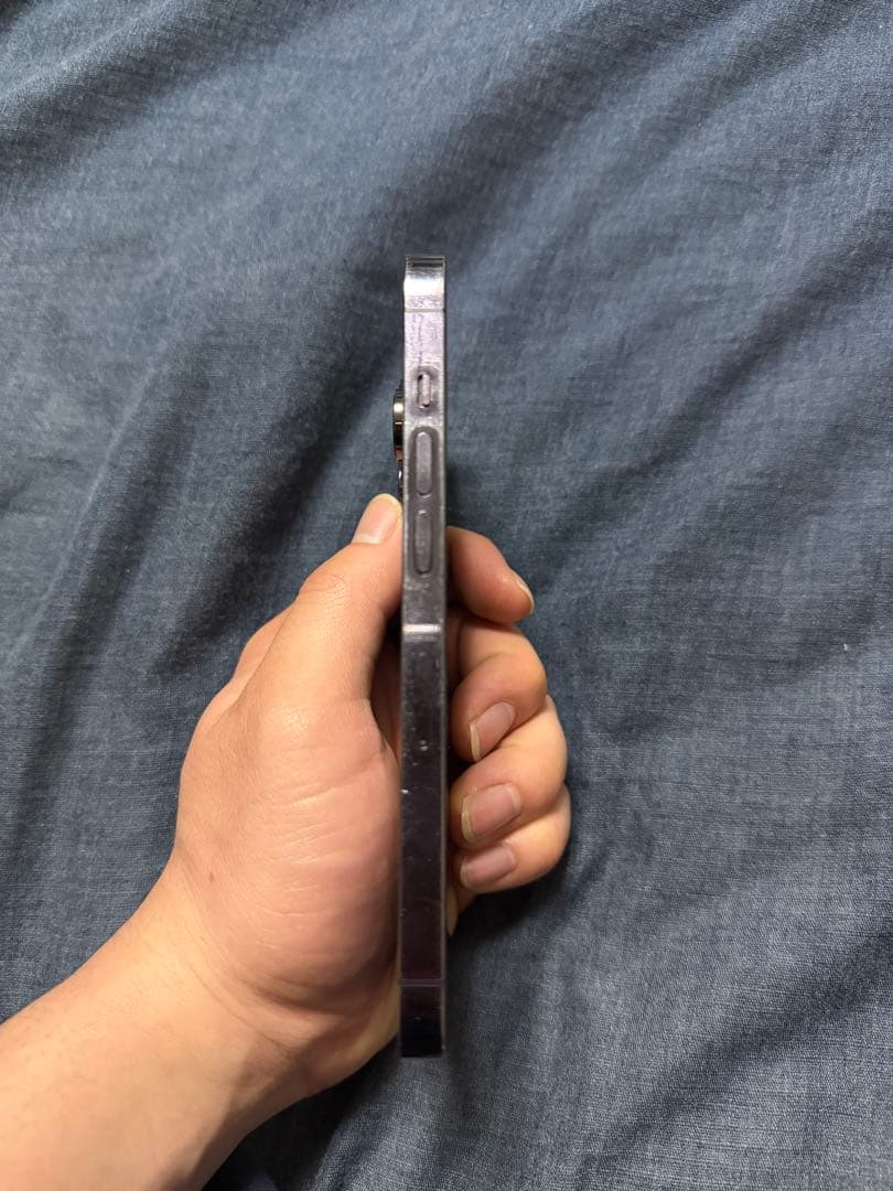 Apple iPhone 14 Pro ディープパープル 本体　割れなし