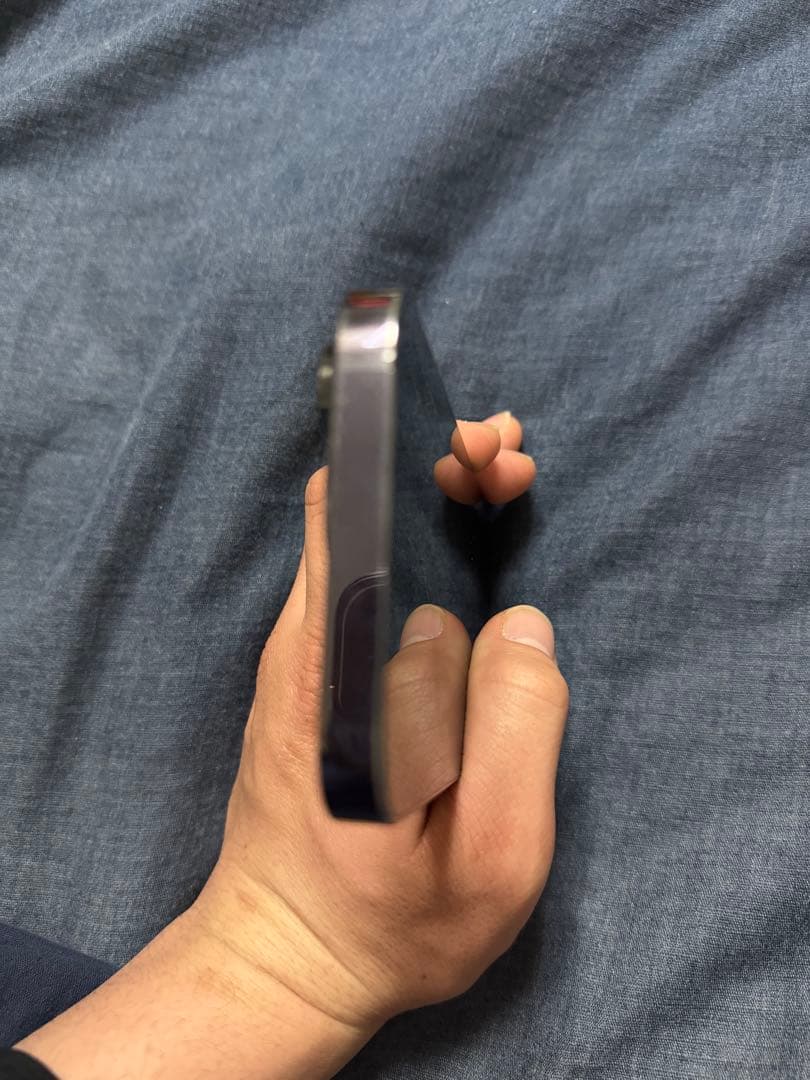 Apple iPhone 14 Pro ディープパープル 本体　割れなし