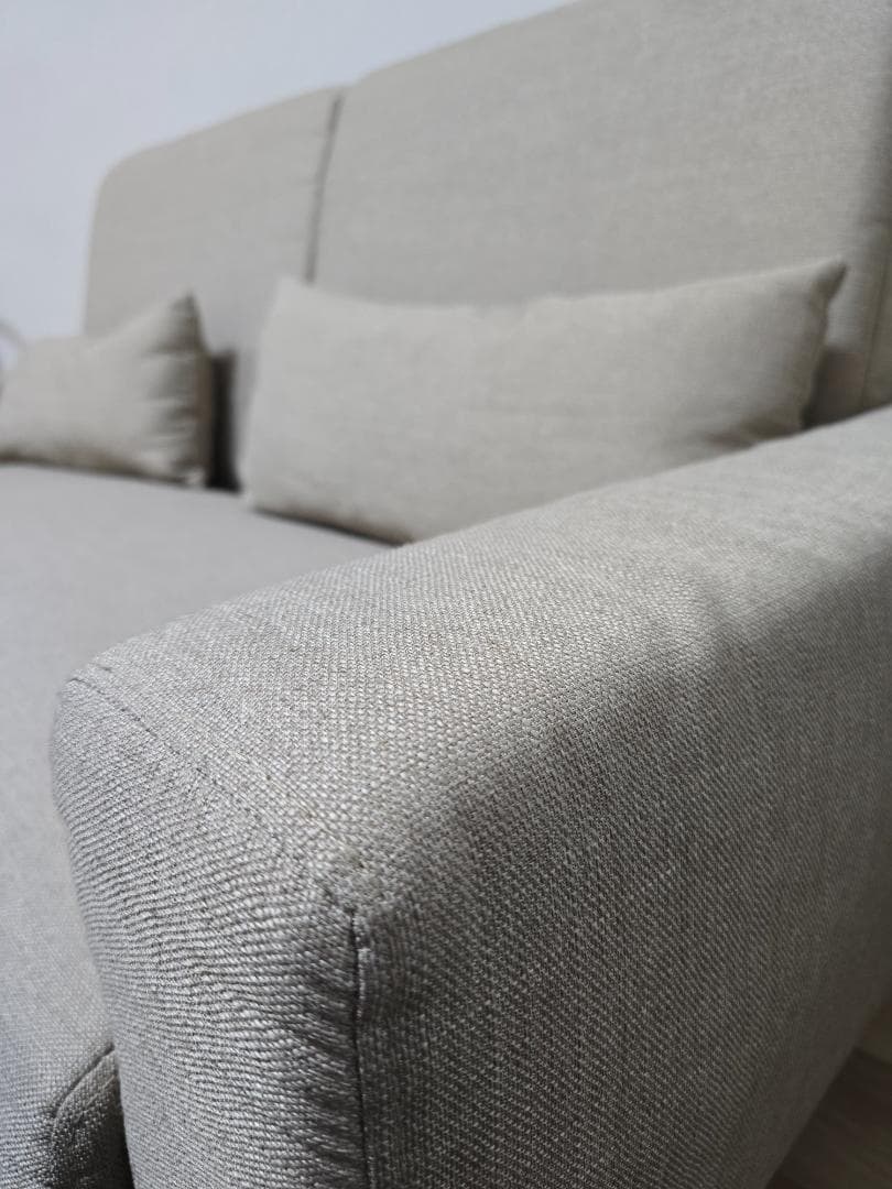 【ほぼ無料・送料のみ】ソファ 2人掛け 幅146.5cm・足置き