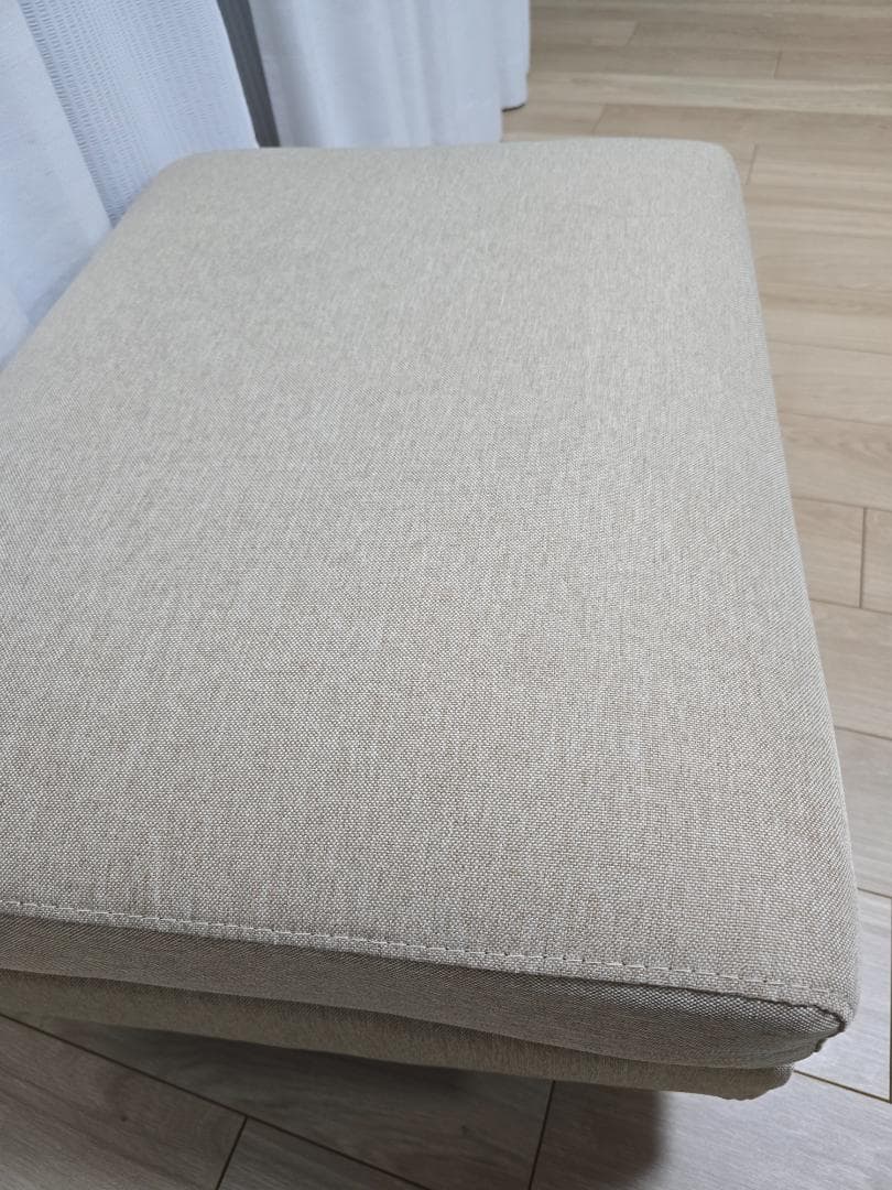 【ほぼ無料・送料のみ】ソファ 2人掛け 幅146.5cm・足置き