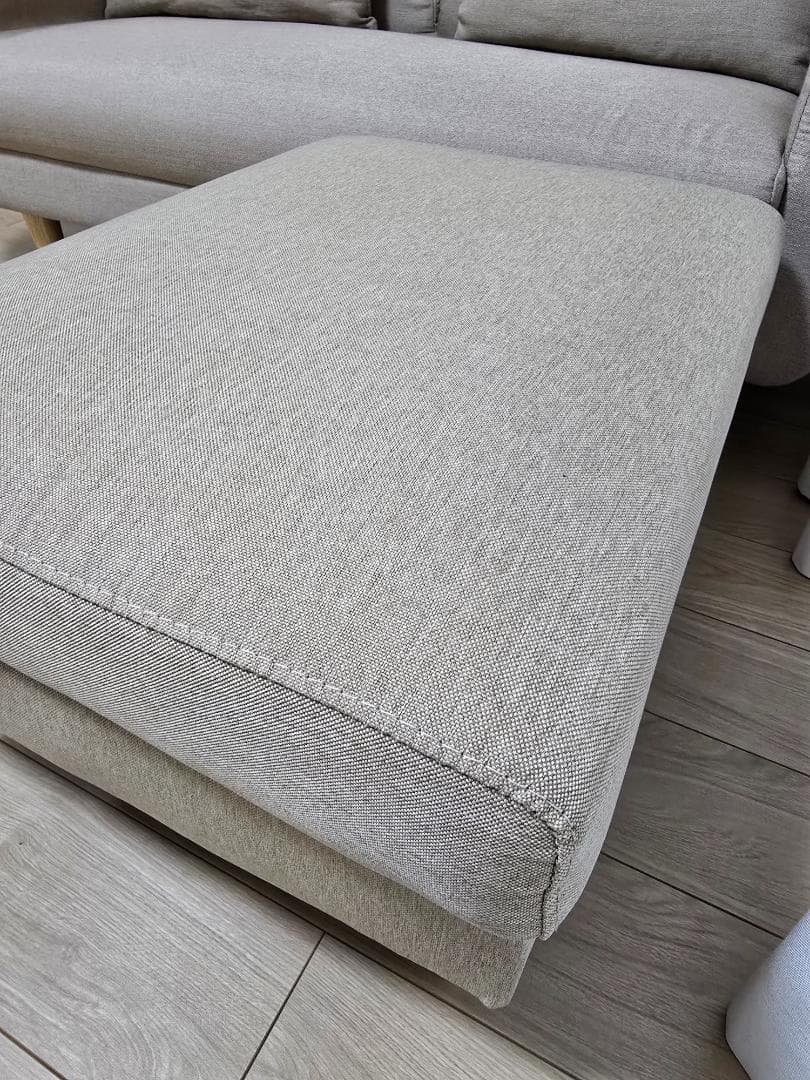 【ほぼ無料・送料のみ】ソファ 2人掛け 幅146.5cm・足置き