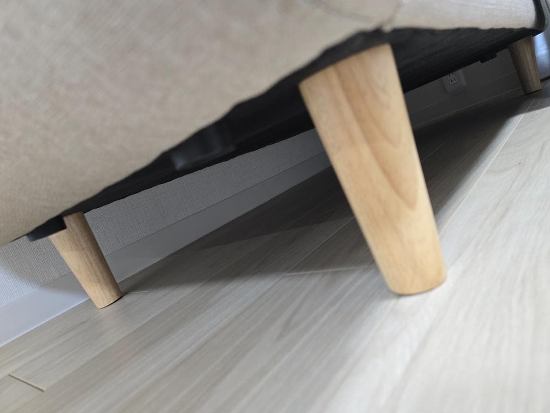 【ほぼ無料・送料のみ】ソファ 2人掛け 幅146.5cm・足置き