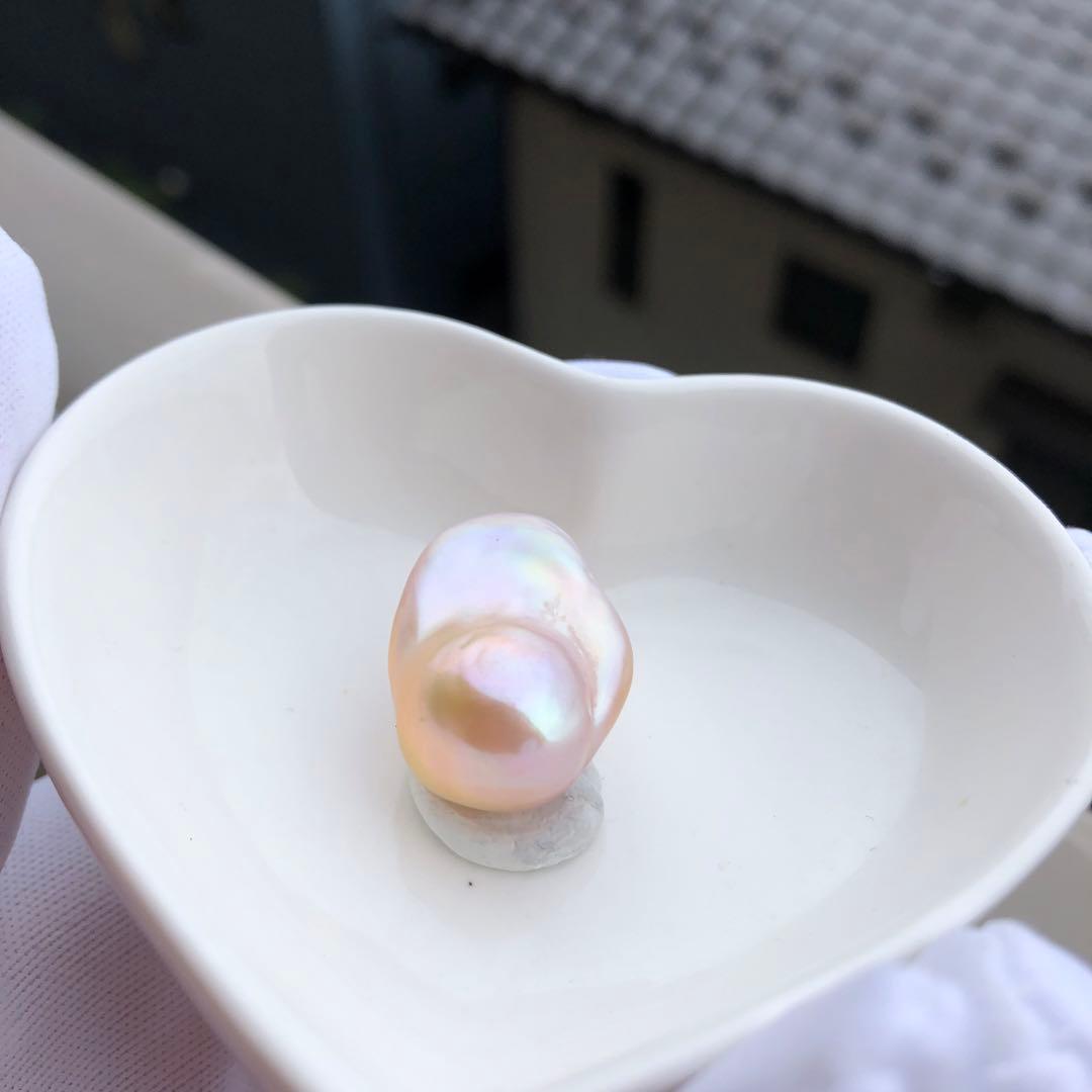 本真珠　虹色　淡水バロックパール　ネックレス　オーダーページMR43