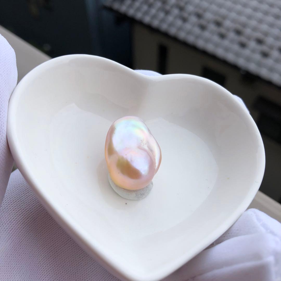 本真珠　虹色　淡水バロックパール　ネックレス　オーダーページMR43