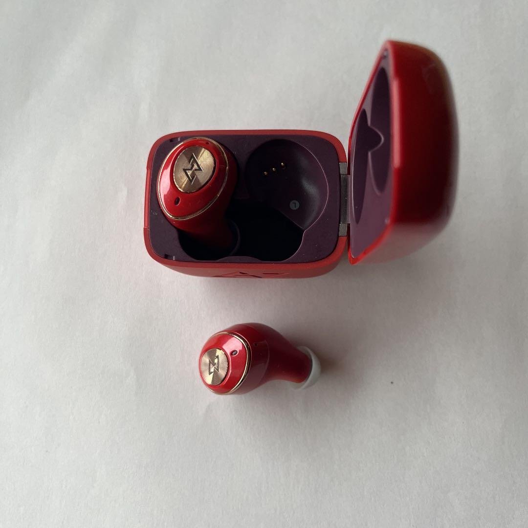 AVIOT トゥルーワイヤレスイヤホン TE-D01m-CR カージナルレッド
