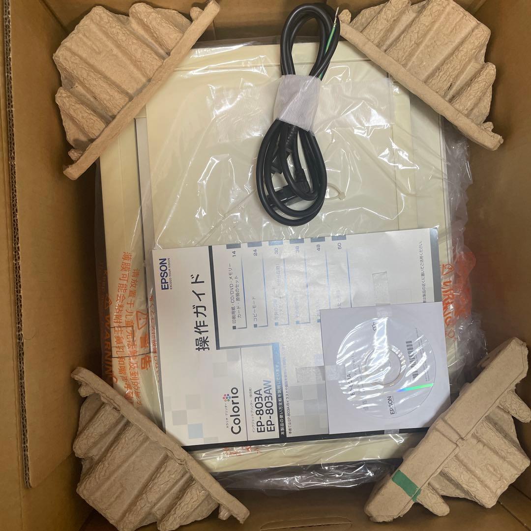 廃インク満タン状態 EPSON EP-803A 説明書付き