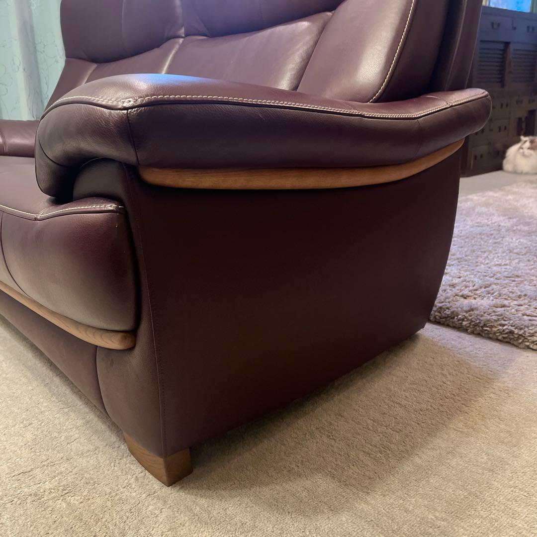 カリモク　 ソファーCHITANO 本革