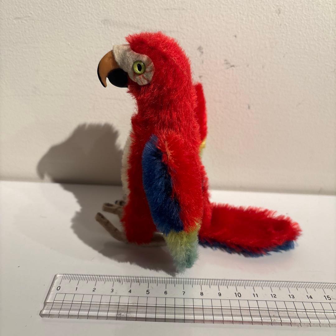 シュタイフ　おうむ　ぬいぐるみ オールドシュタイフ　ヴィンテージ