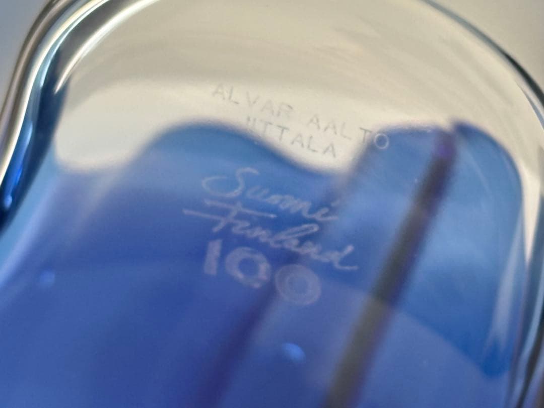 イッタラ　アルヴァ・アアルト　ベース 160mm ウルトラマリンブルー