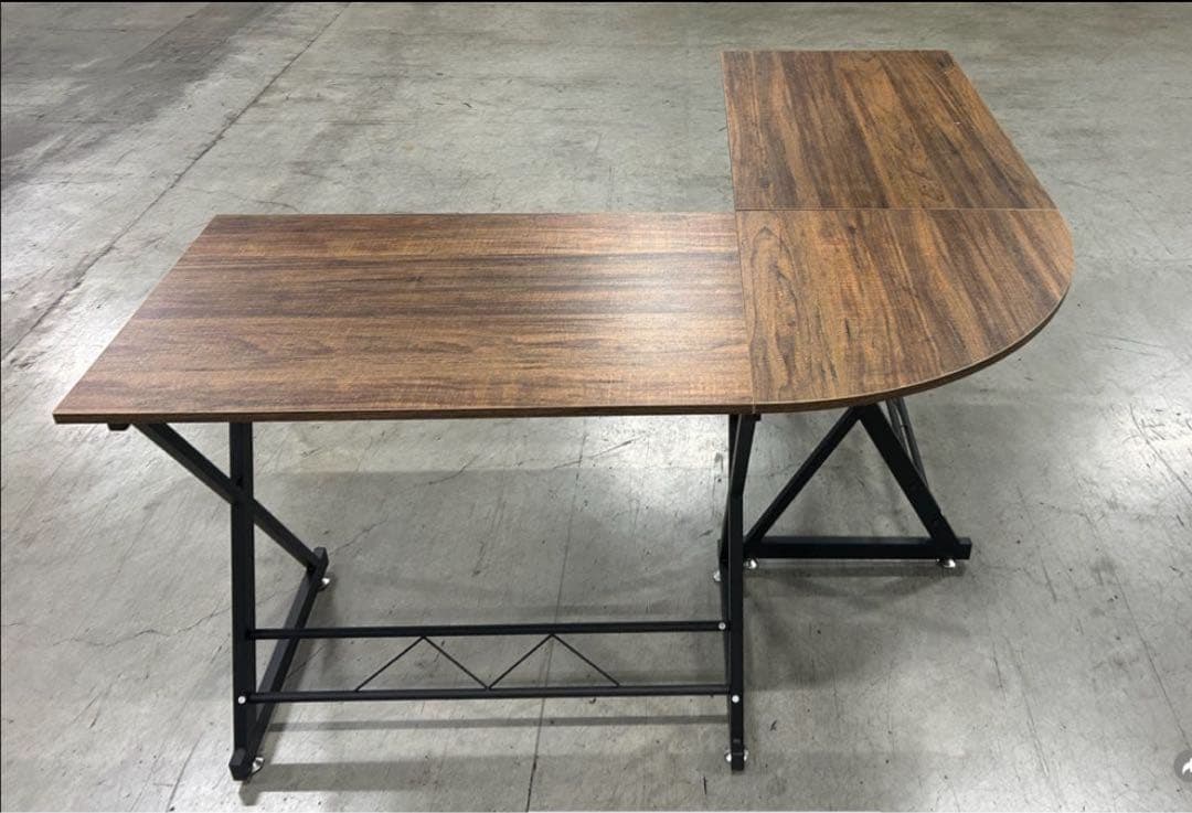 新品·パソコンデスク ゲーミングデスク L字型 オフィスデスク 書斎 組立簡単