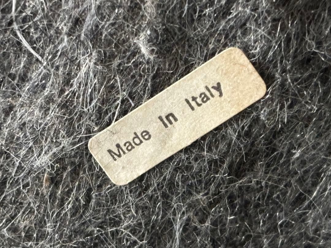 リアル猫のフィギュリン　イタリア製　ブルーアイ樹脂製 約32cm 美品