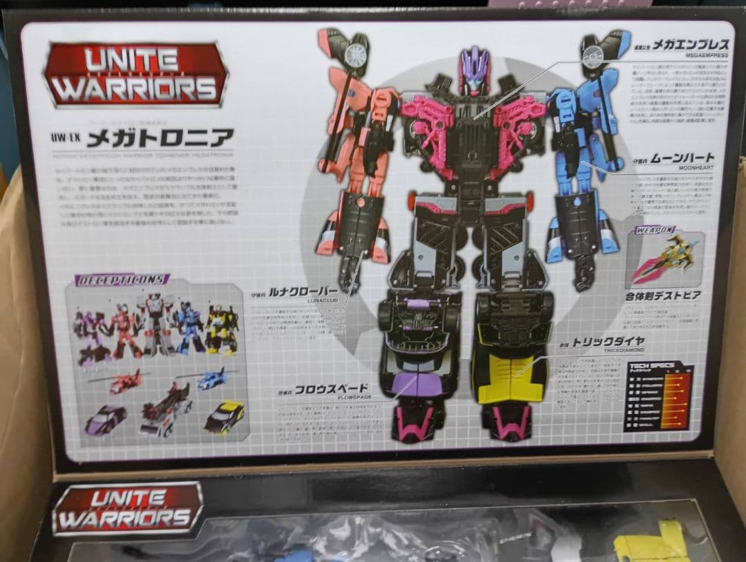 超激レア!中古品トランスフォーマー ウーマンデストロン合体女兵士メガトロニア