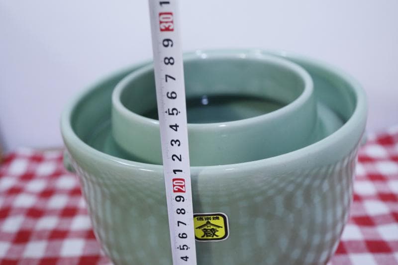 新品・保管品 ◆希少◆信楽焼　ぬか漬け鉢　【蔵】