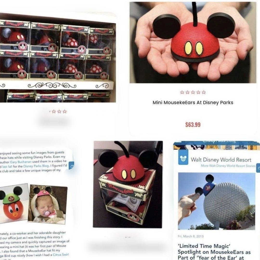 【未使用品】海外ディズニー　「Mouseke Ears」　ミッキー&ドナルド