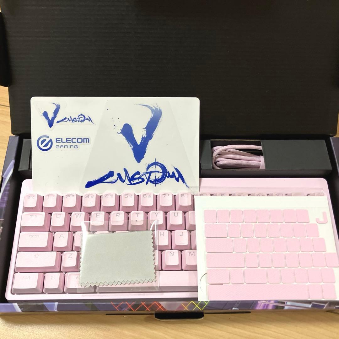 【新品に近い】エレコム ゲーミングキーボード V-custom VK300S