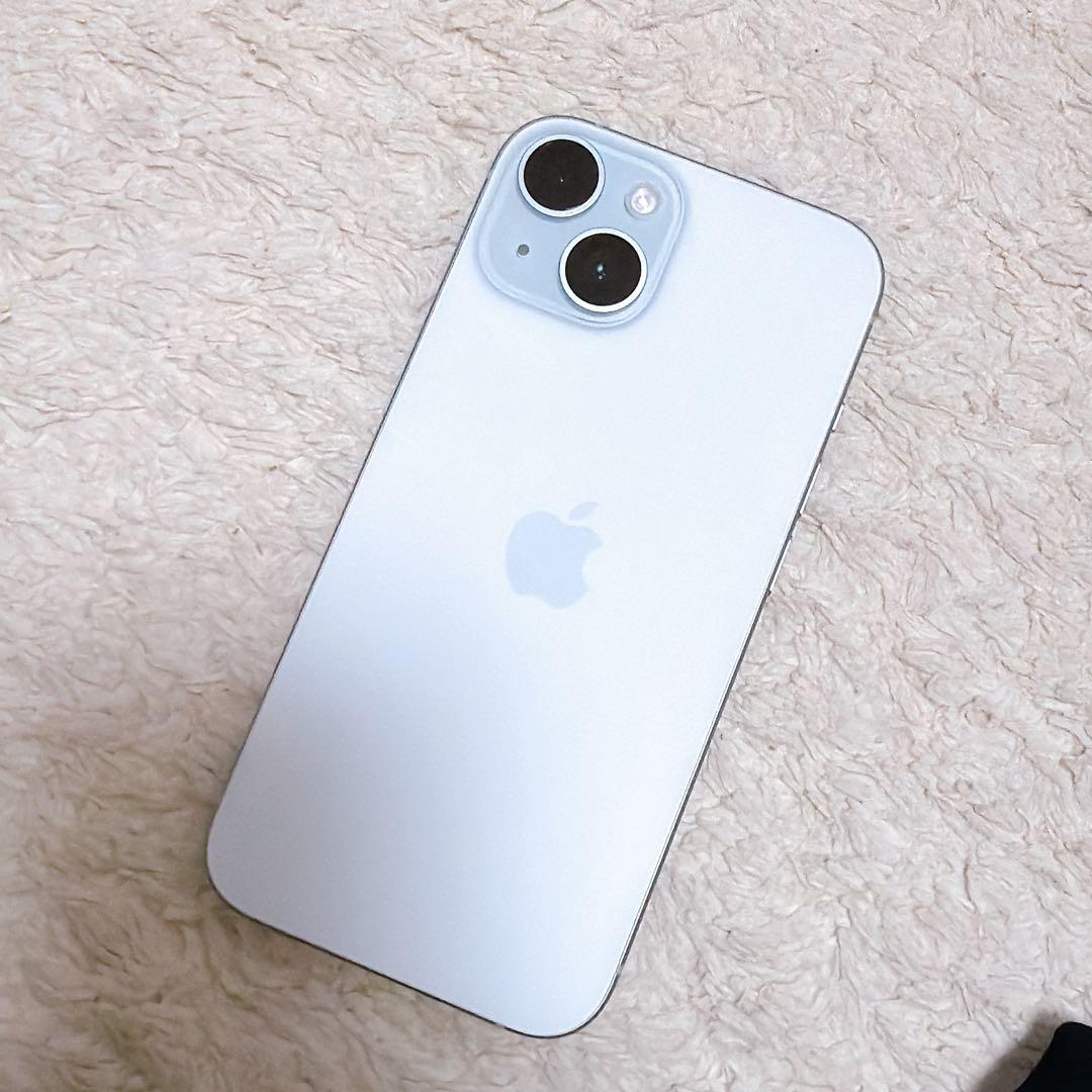 ば*う様 iPhone15 ブルー 256GB SIMフリー