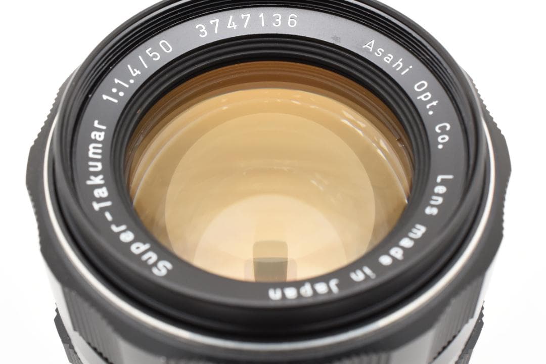 プロフ必読Super Takumar 50mm F1.4フード付 Y097