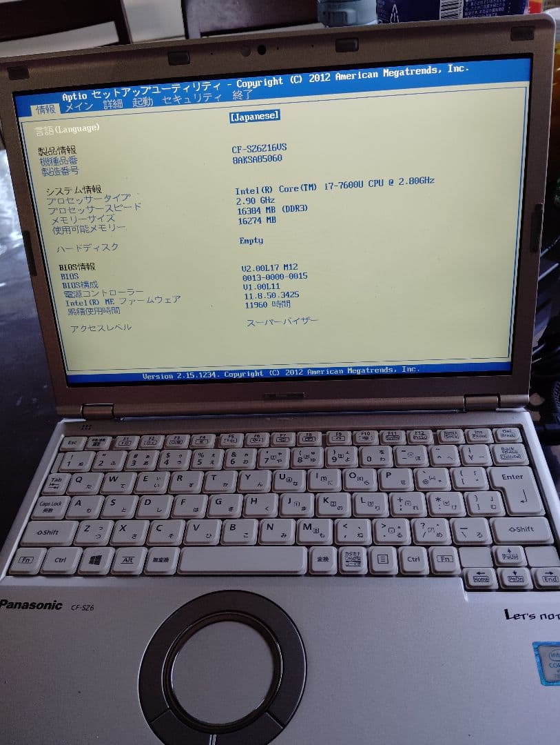 Let’s noteSZ6 Z16VS CPUi7 256/16GB LTE