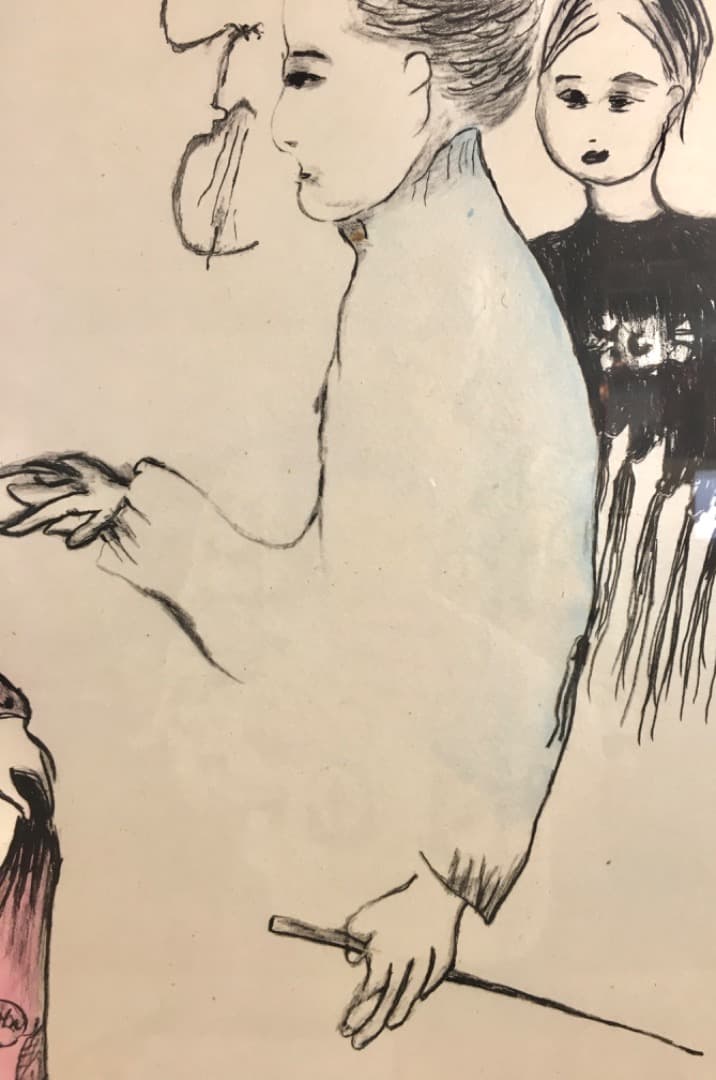 ○フジ子・ヘミング 『カラヤンとの握手』 銅板画 51/80 魂のピアニスト