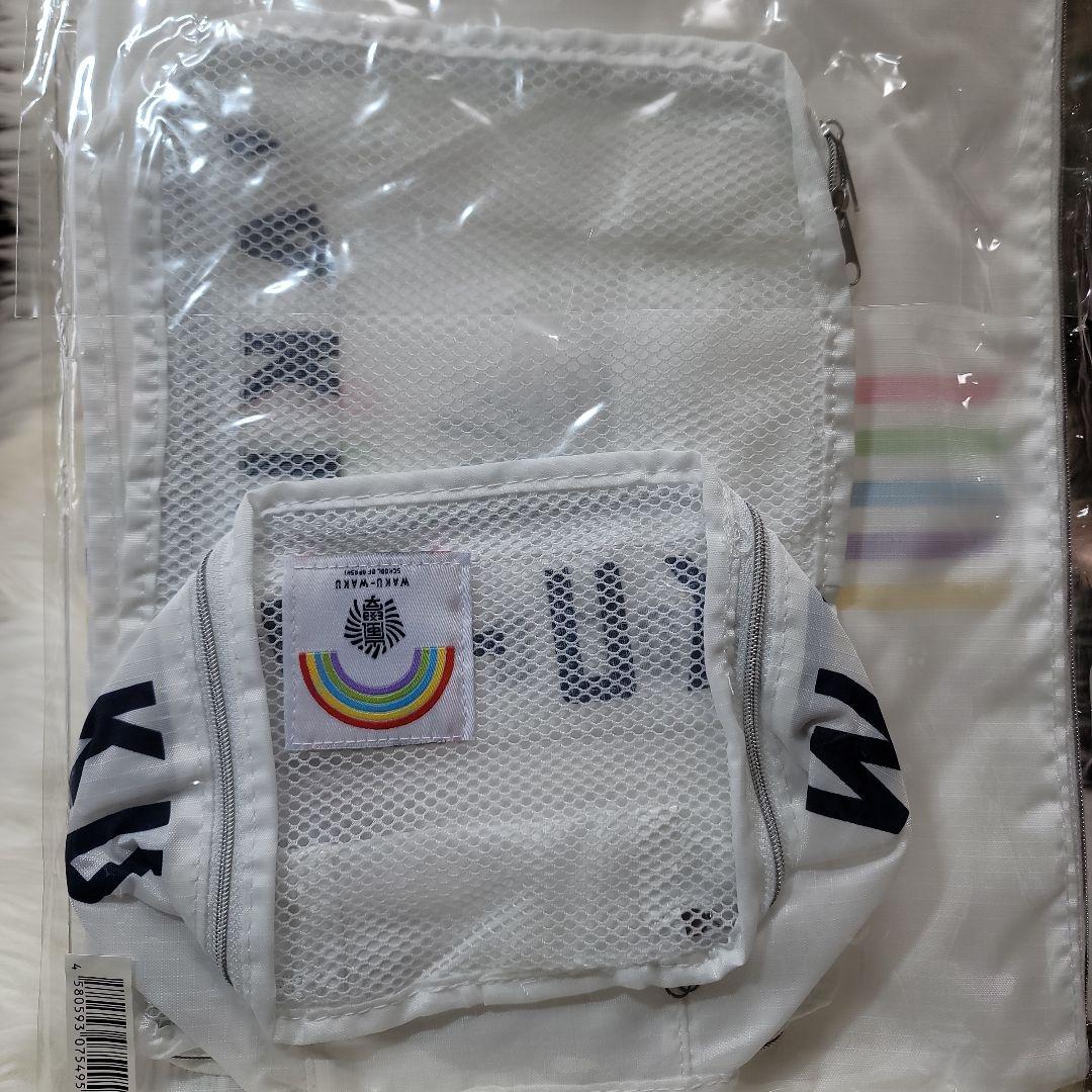 (64)風学ロゴ カラフルストライプポーチ(3点セット)