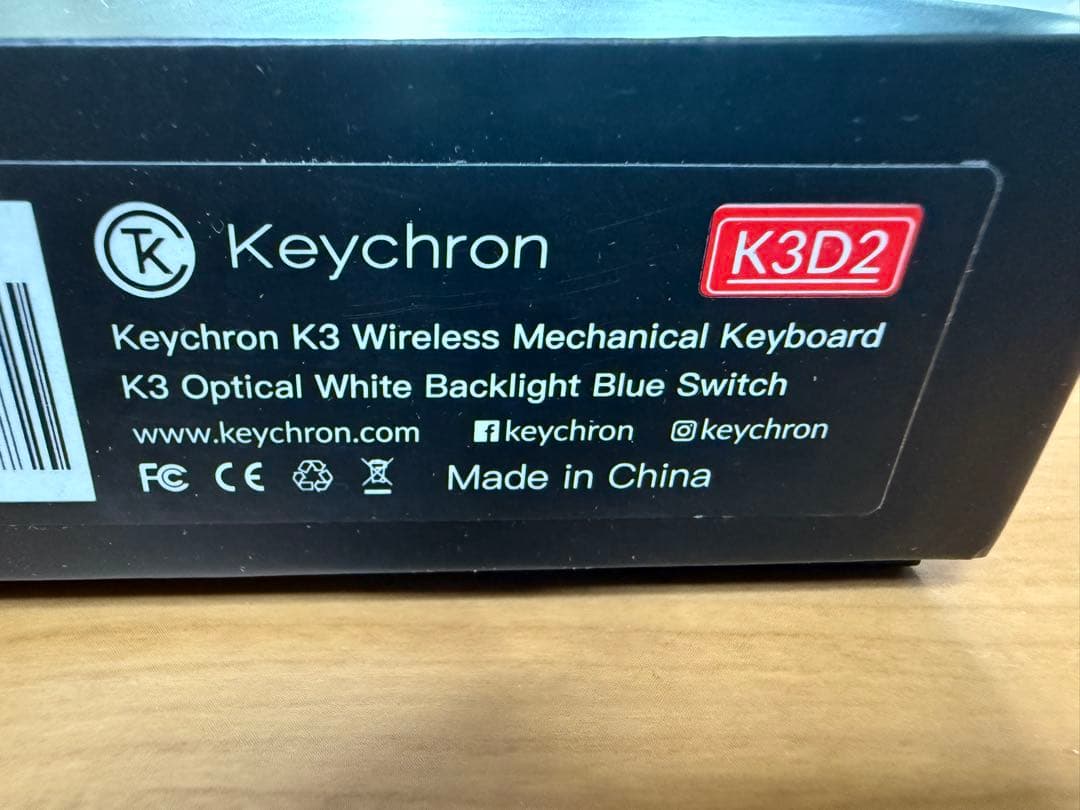 Keychron K3 赤軸 US配列 Bluetooth