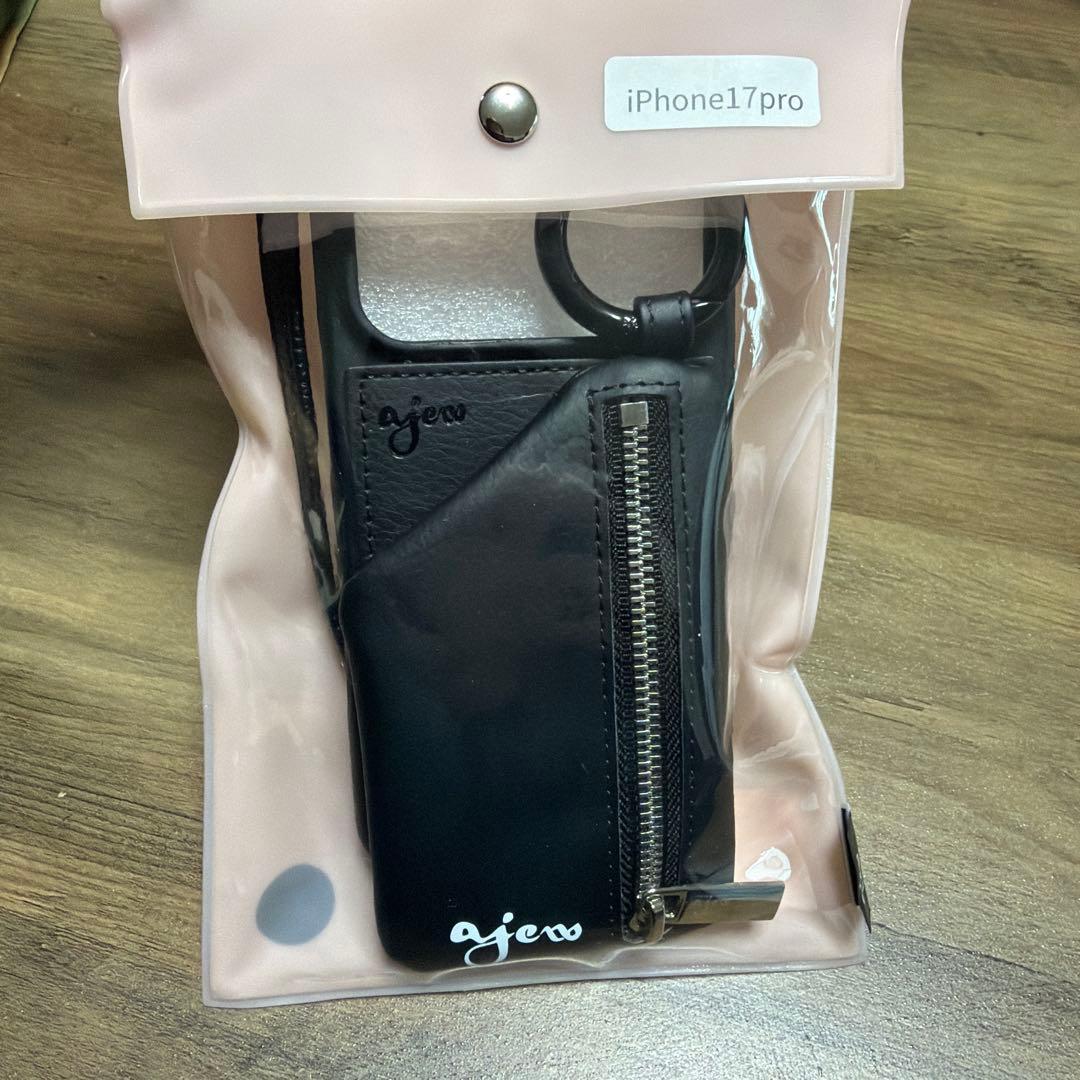 新品未使用ajew iphone 17proケース ピュアブラック