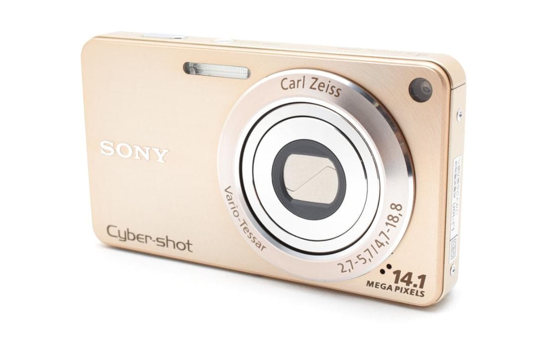 【極美品】SONY Cyber-shot DSC-W350　ゴールド　新品級！