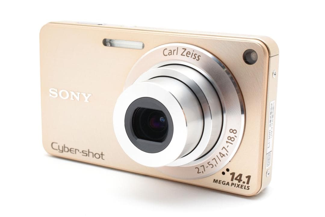 【極美品】SONY Cyber-shot DSC-W350　ゴールド　新品級！