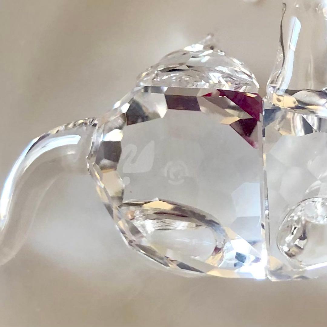 希少 廃盤 スワロフスキー SWAROVSKI ねこ ネコ 猫 ブルー ボール