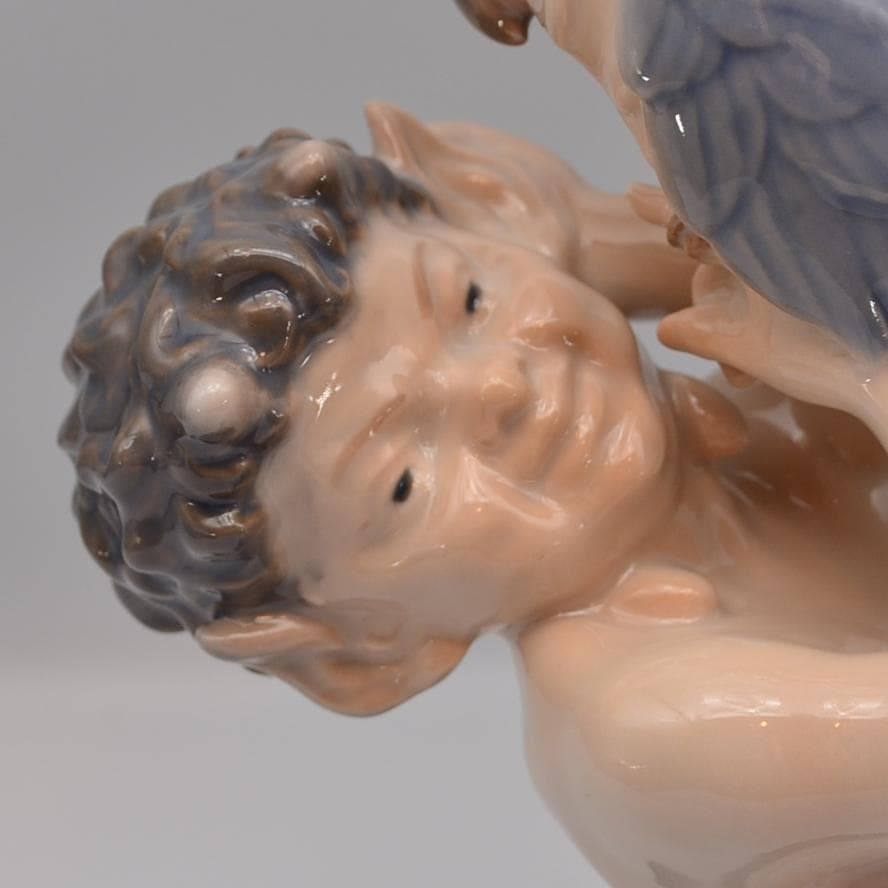 牧神とオウム　＃752　★ロイヤルコペンハーゲン　デンマーク　レア　ヴィンテージ