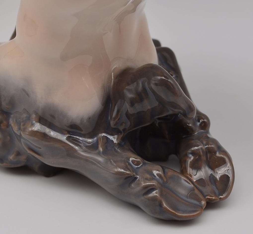 牧神とオウム　＃752　★ロイヤルコペンハーゲン　デンマーク　レア　ヴィンテージ