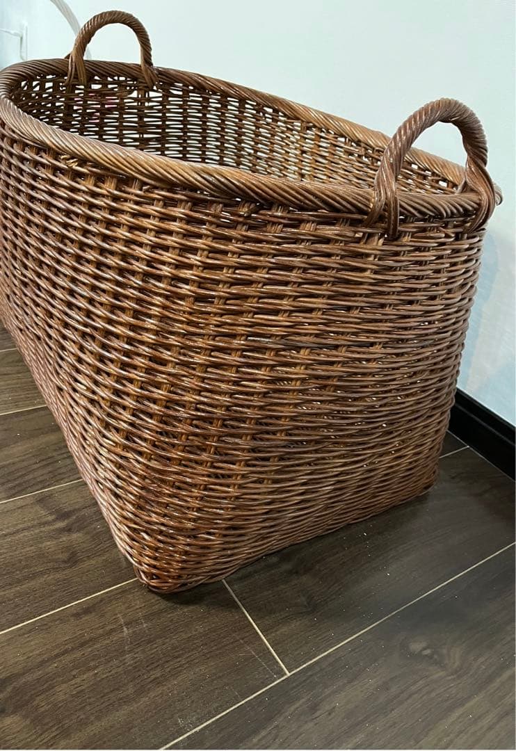大きいかご　3点セット　籐のかご　ラタン