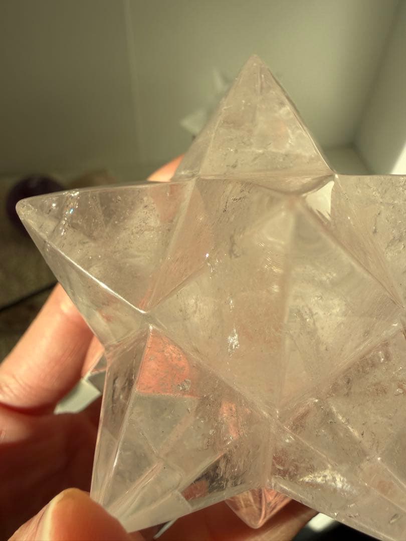 【ブラジル産水晶】マカバスター（メルカバ／アステロイド）約8cm