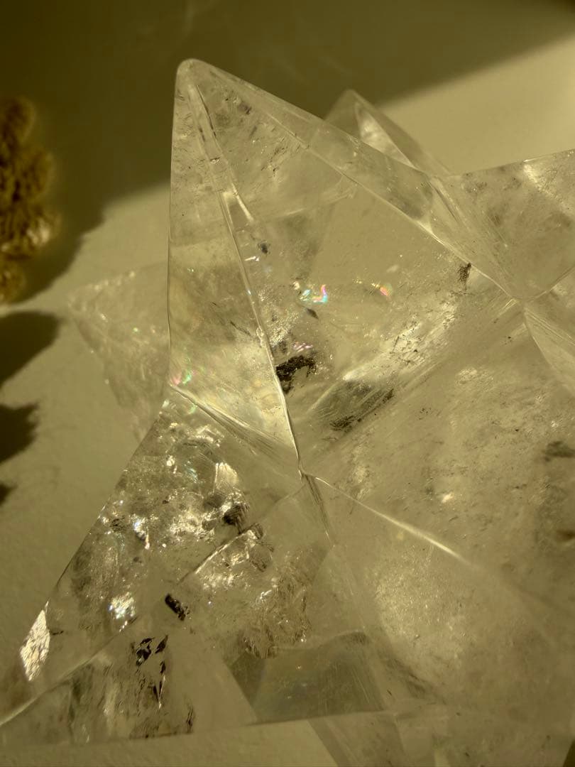 【ブラジル産水晶】マカバスター（メルカバ／アステロイド）約8cm