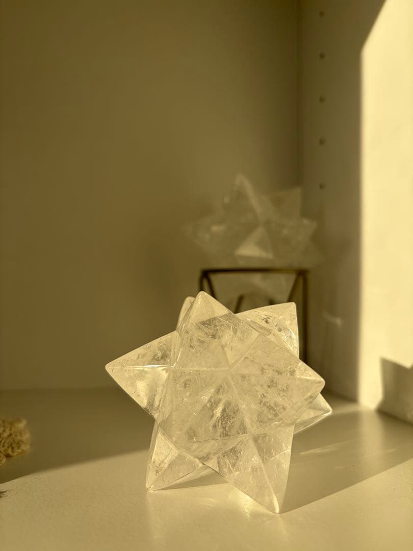 【ブラジル産水晶】マカバスター（メルカバ／アステロイド）約8cm