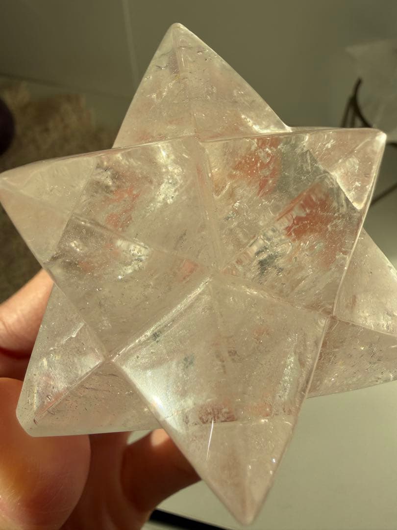 【ブラジル産水晶】マカバスター（メルカバ／アステロイド）約8cm