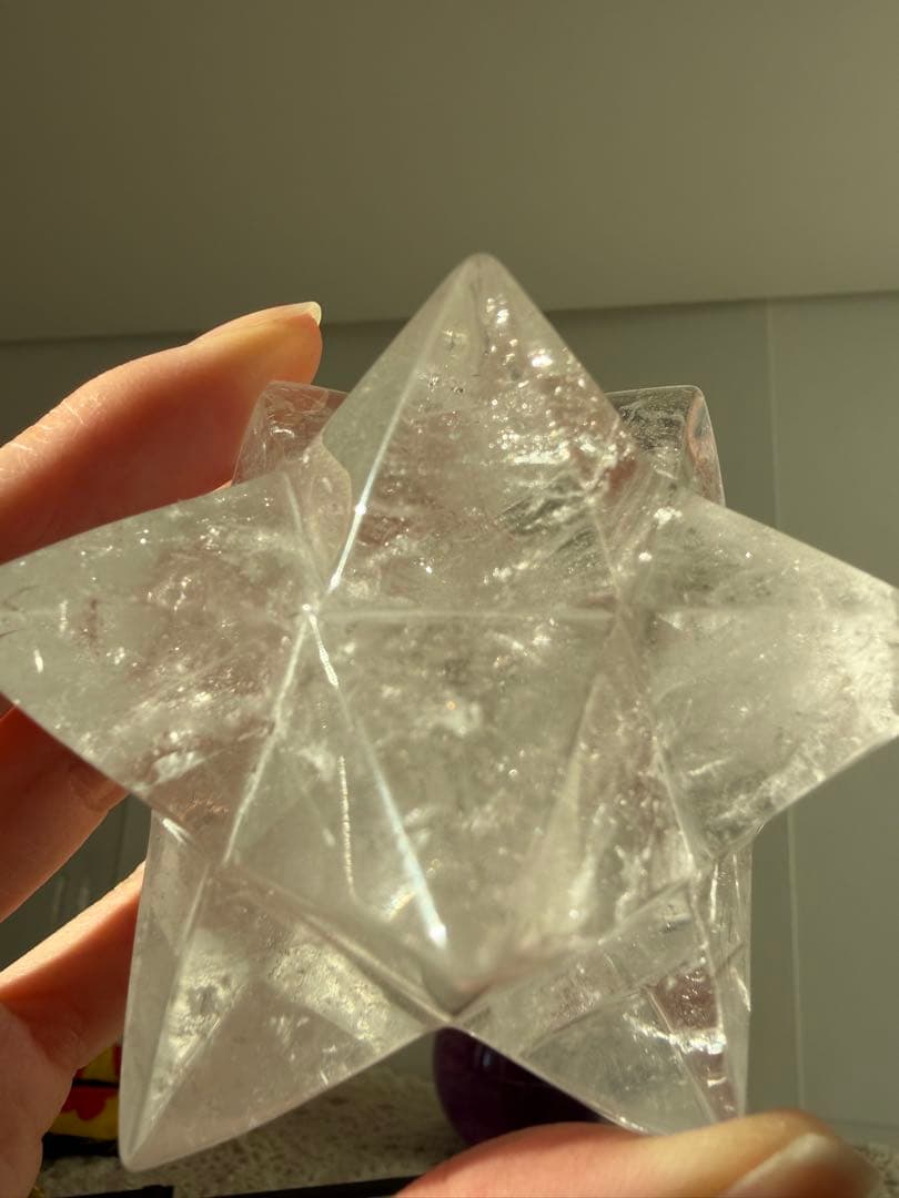 【ブラジル産水晶】マカバスター（メルカバ／アステロイド）約8cm