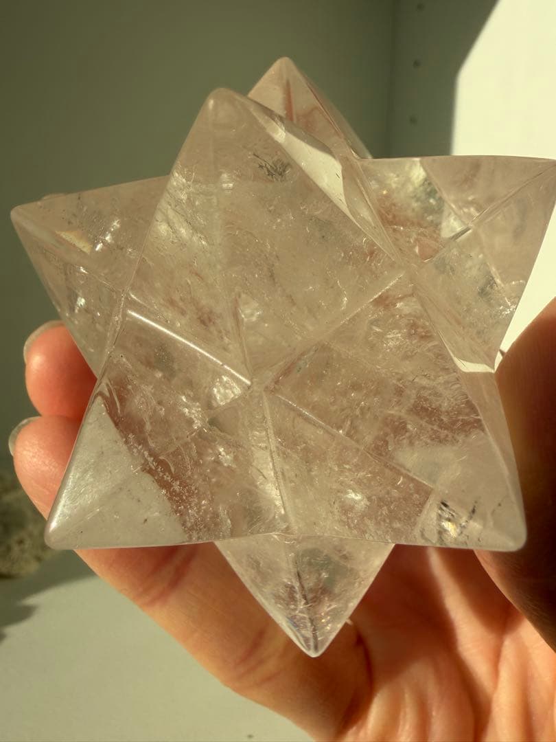 【ブラジル産水晶】マカバスター（メルカバ／アステロイド）約8cm